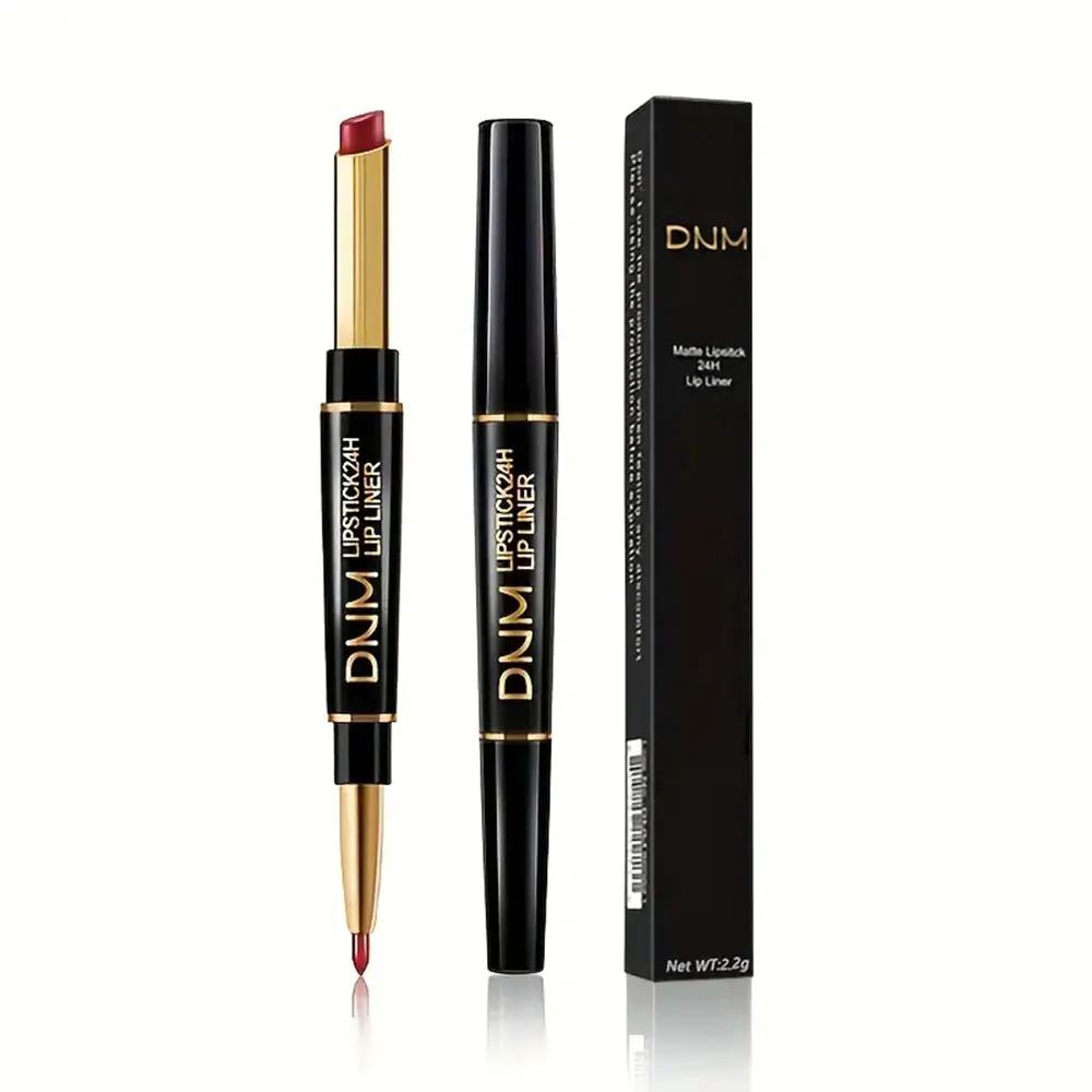 Double-ended Non-stick Cup Long Lasting Lipstick Lip Liner High Pigmented Waterproof Valentine's Day Gifts - Image 21