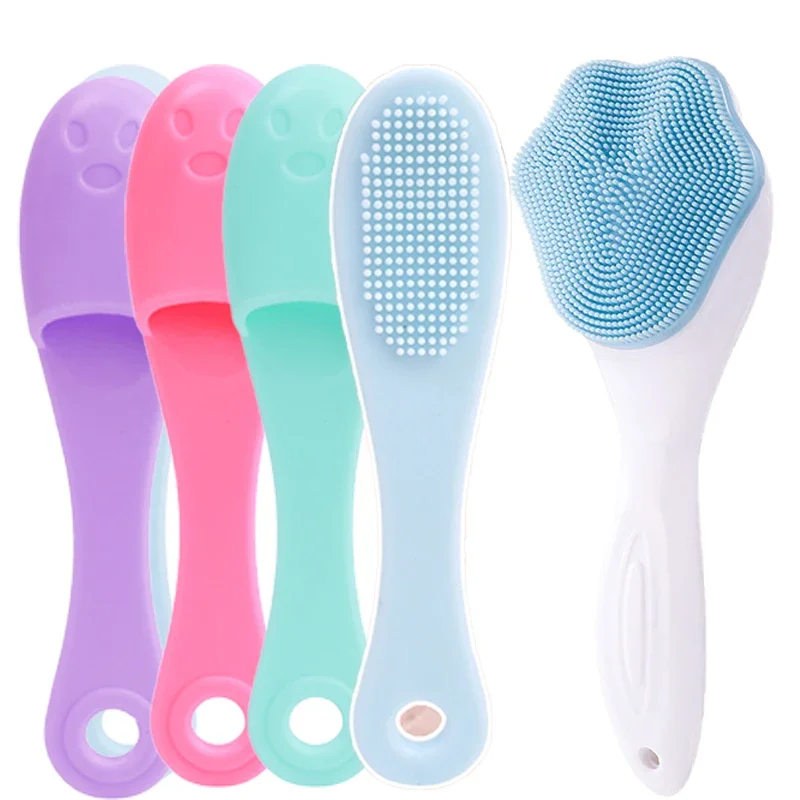 Soft Silicone Facial Cleansing Brush 2 in 1 Silicone Face Mask Brush & Face Scrubber For Exfoliating Massaging Remove Blackhead - Image 24