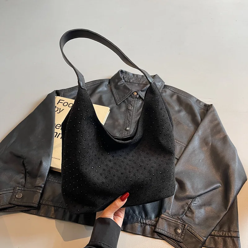 Trendy Diamond Handbag Women's Large Capacity Tote Bag Shoulder Handbag Faionable Women's Bags Trend 2026 Sac À Main Luxe - Image 8