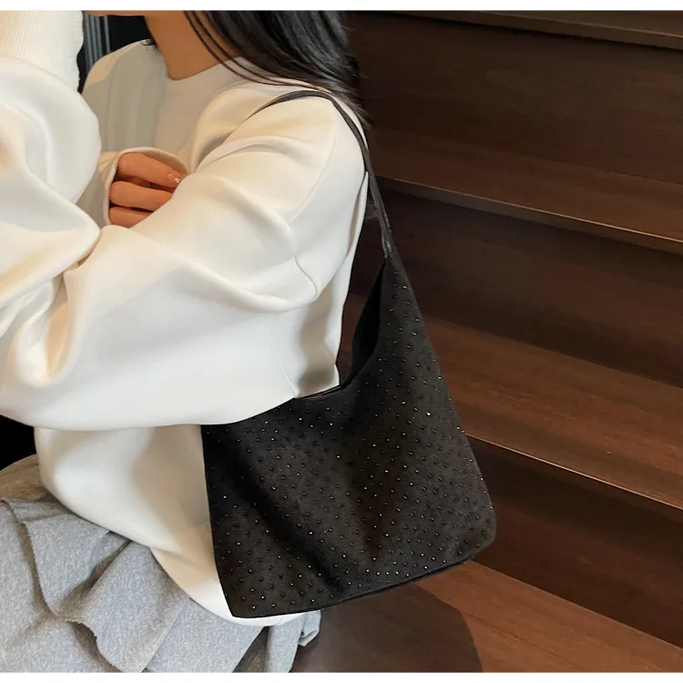 Trendy Diamond Handbag Women's Large Capacity Tote Bag Shoulder Handbag Faionable Women's Bags Trend 2026 Sac À Main Luxe - Image 9