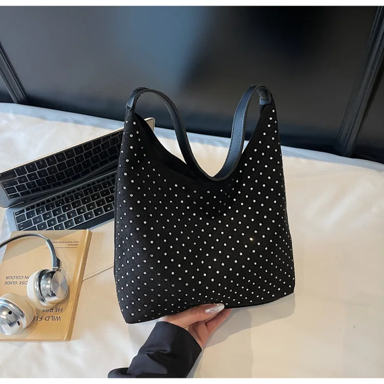Trendy Diamond Handbag Women's Large Capacity Tote Bag Shoulder Handbag Faionable Women's Bags Trend 2026 Sac À Main Luxe - Image 19