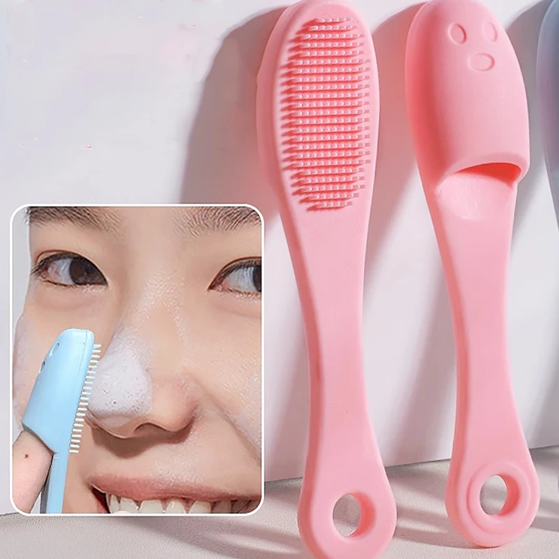 Soft Silicone Facial Cleansing Brush 2 in 1 Silicone Face Mask Brush & Face Scrubber For Exfoliating Massaging Remove Blackhead - Image 29
