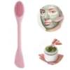 1PC Double Headed Silicone Face Cleansing Scrubber Brush Facial Mask Brushes Applicator for Women Face Makeup Brush Skin Care