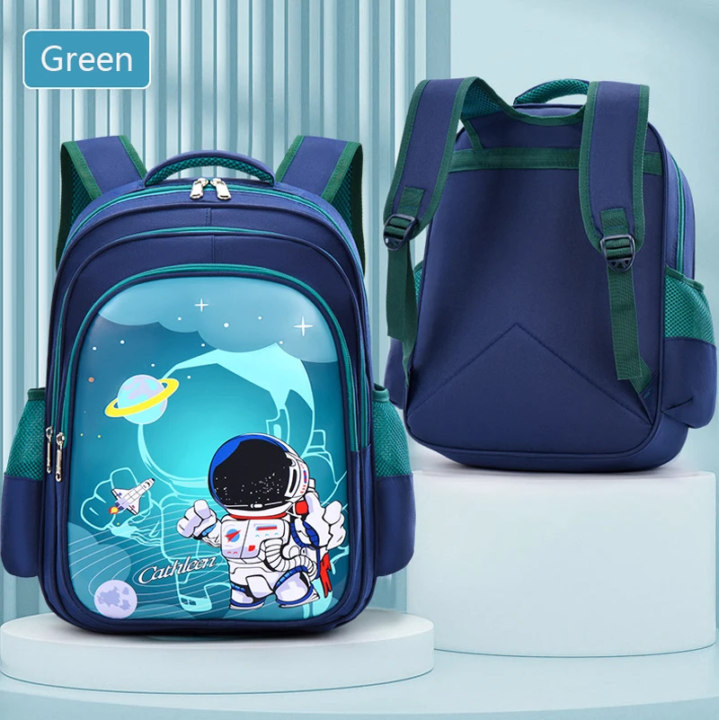 Children Backpack Cute Star Astronaut Kid School Bag Backpack Boy Student Teenagers Waterproof Baby Kindergarten Primary Bookbag - Image 2