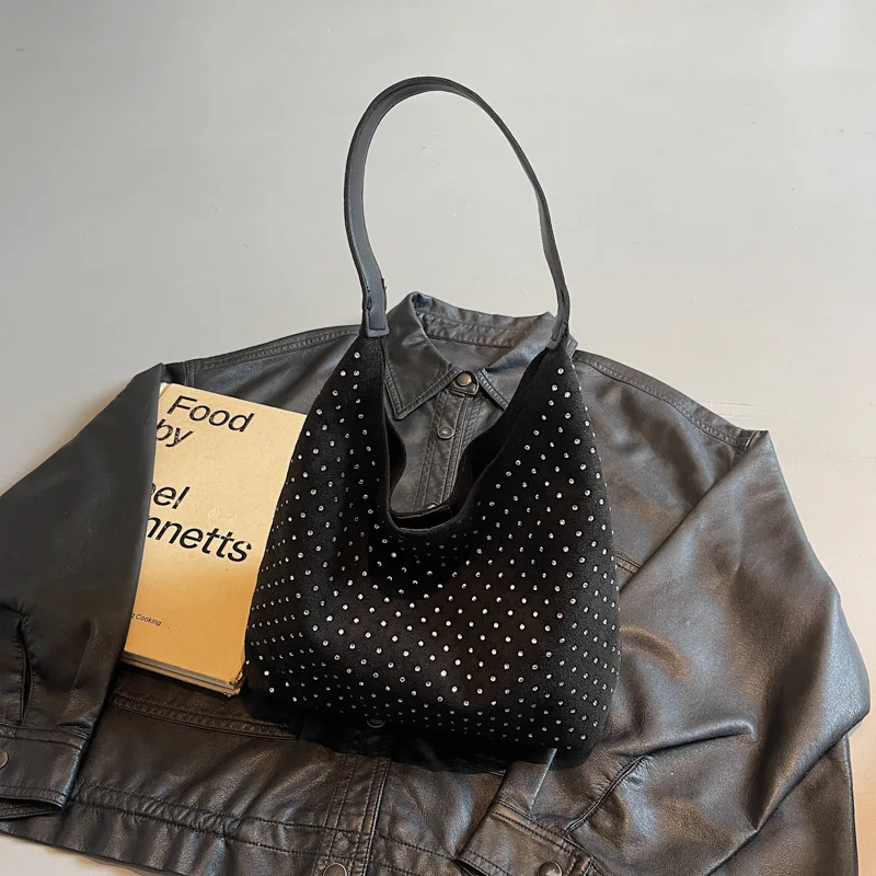 Trendy Diamond Handbag Women's Large Capacity Tote Bag Shoulder Handbag Faionable Women's Bags Trend 2026 Sac À Main Luxe - Image 7