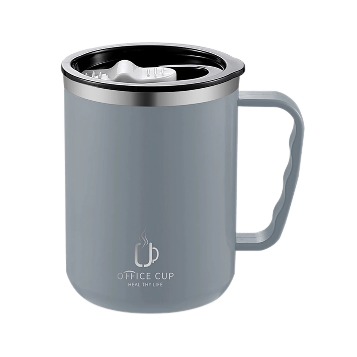 Double Wall Insulated Coffee Mug 304 Stainless Steel Milk Coffee Cup WIth Handle Leak-proof Drinking Cup Adult Student Drinkware - Image 18