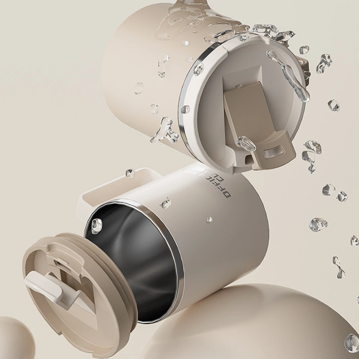 Double Wall Insulated Coffee Mug 304 Stainless Steel Milk Coffee Cup WIth Handle Leak-proof Drinking Cup Adult Student Drinkware - Image 5