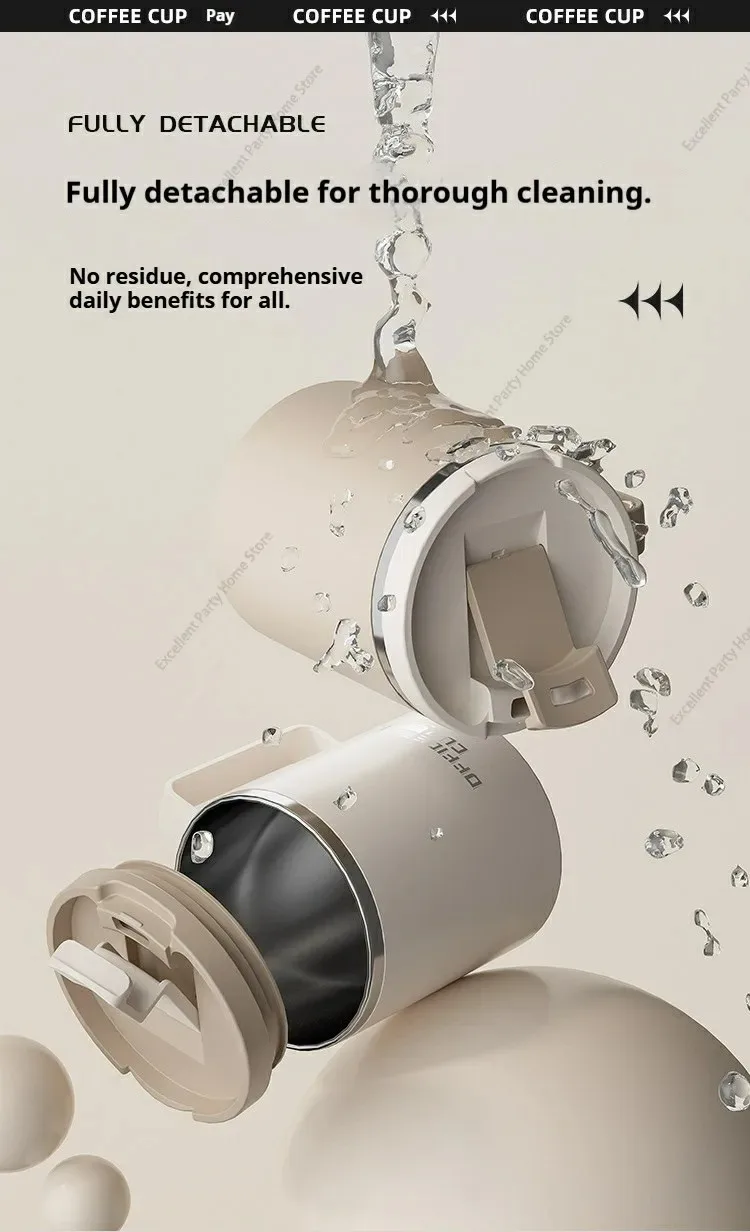 Double Wall Insulated Coffee Mug 304 Stainless Steel Milk Coffee Cup WIth Handle Leak-proof Drinking Cup Adult Student Drinkware - Image 32