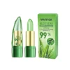 Aloe Vera Warm Change Lipstick for long-lasting lip protection, moisturizing and color changing, magical color change