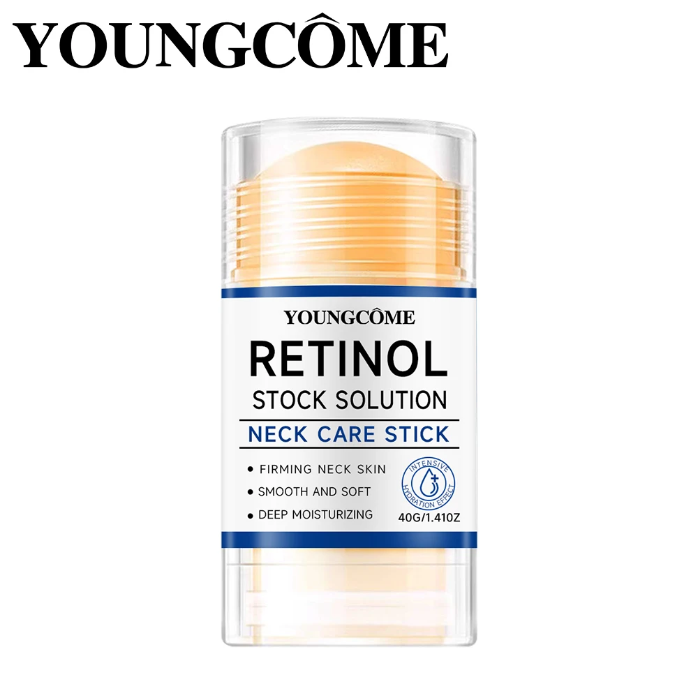 Retinol Neck Care Stick - Anti-Aging Firming Treatment, Hyaluronic Acid & Collagen, Wrinkle Reduction for Sagging Skin - Image 14