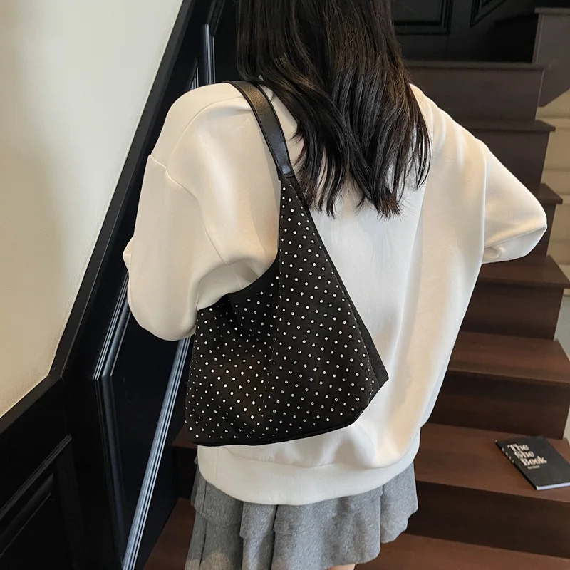 Trendy Diamond Handbag Women's Large Capacity Tote Bag Shoulder Handbag Faionable Women's Bags Trend 2026 Sac À Main Luxe - Image 4