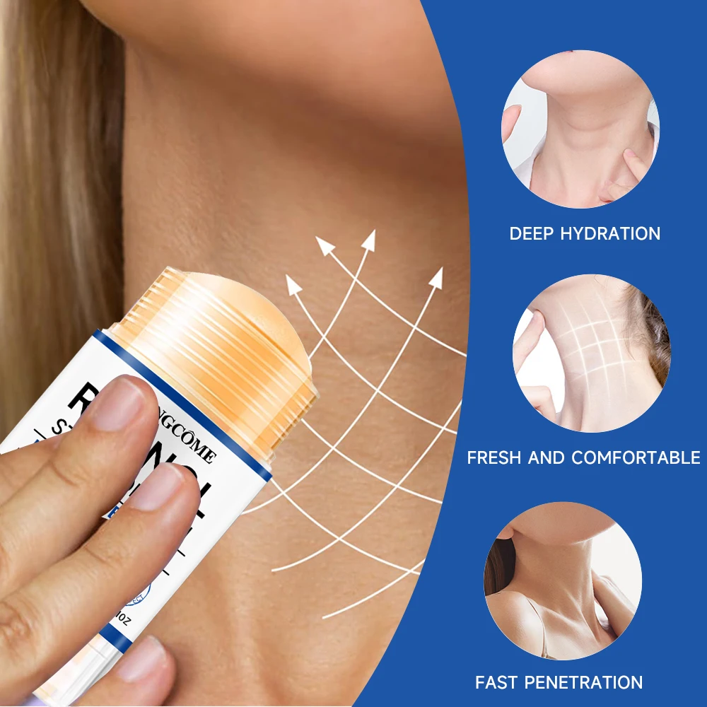 Retinol Neck Care Stick - Anti-Aging Firming Treatment, Hyaluronic Acid & Collagen, Wrinkle Reduction for Sagging Skin - Image 11