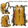 Outdoor Climbing Bag Men's Double Shoulder Outdoor Travel Backpack Fashionable Sports Bag Breathable Waterproof Ultra-light W...